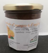 Marmelade d'oranges à l'anglaise 230gr